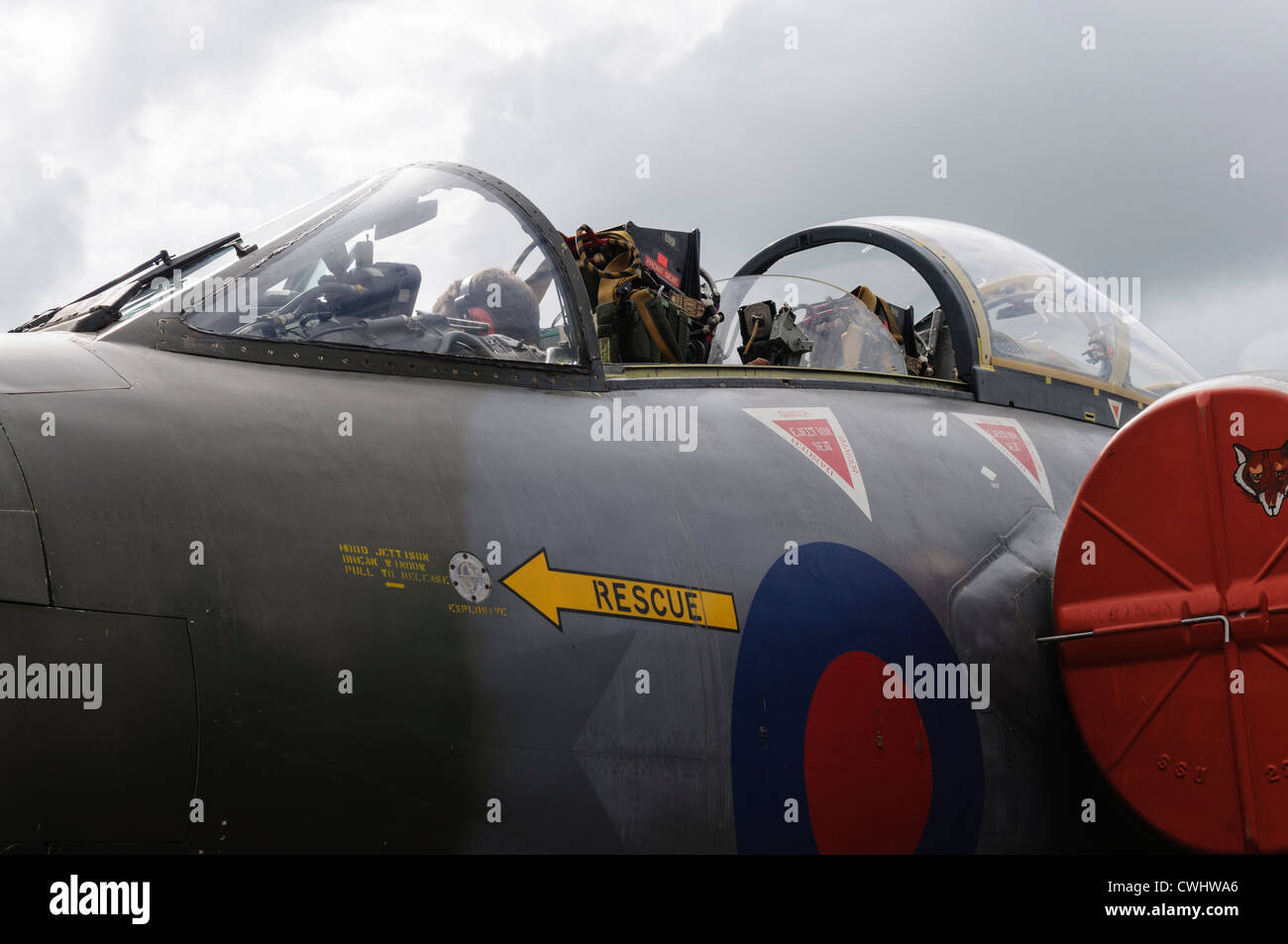 1968 HAWKER SIDDELEY Buccanneer S2, degli aeromobili utilizzati dalla Royal Navy, più tardi la RAF Foto Stock