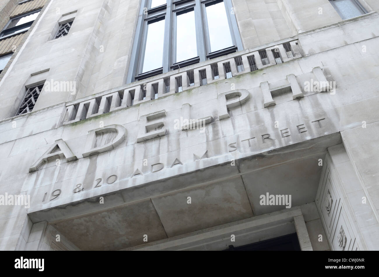 Il nuovo edificio Adelphi in John Adam Street, Londra WC2, Inghilterra Foto Stock