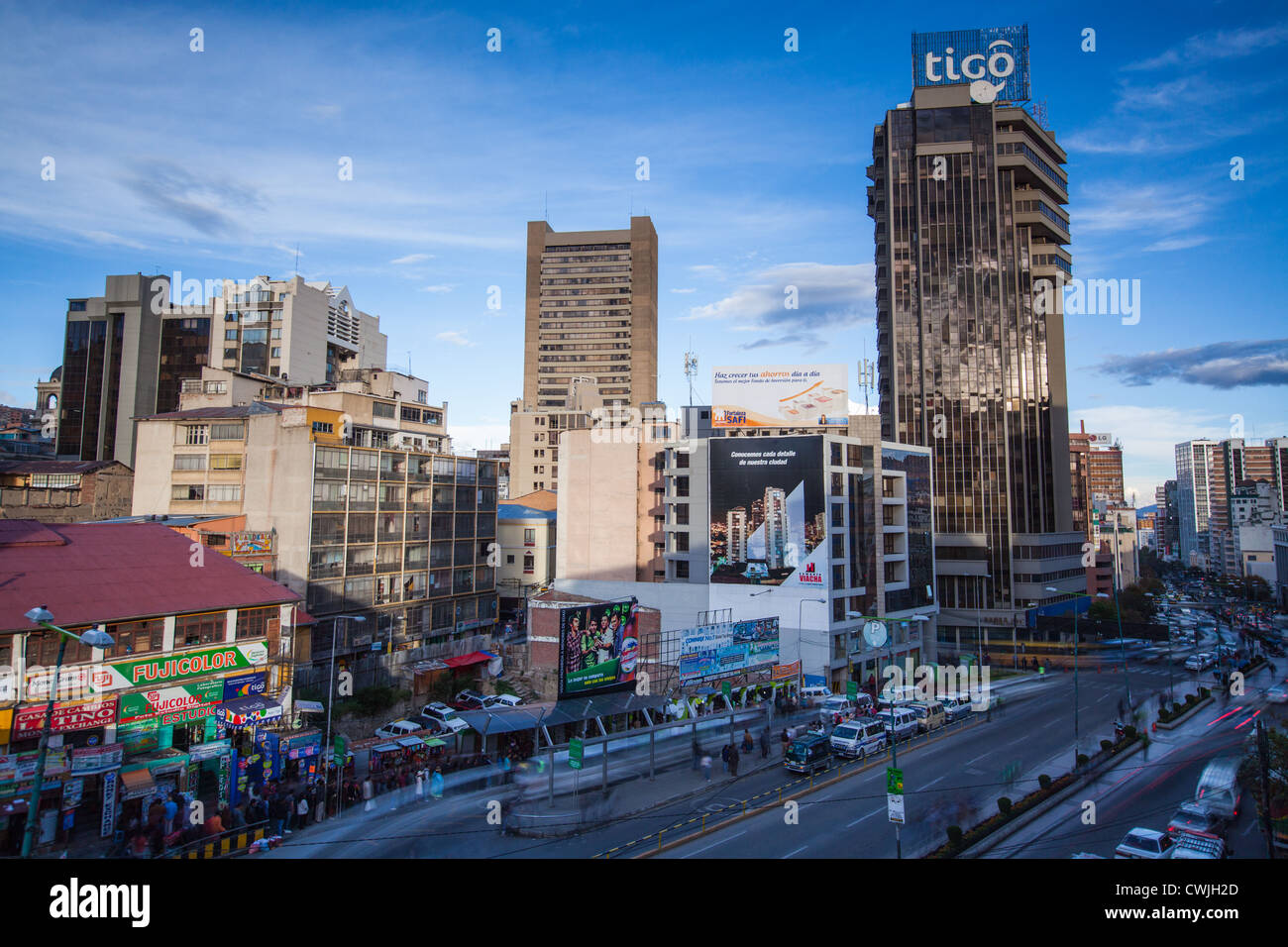 La Paz, Bolivia Foto Stock