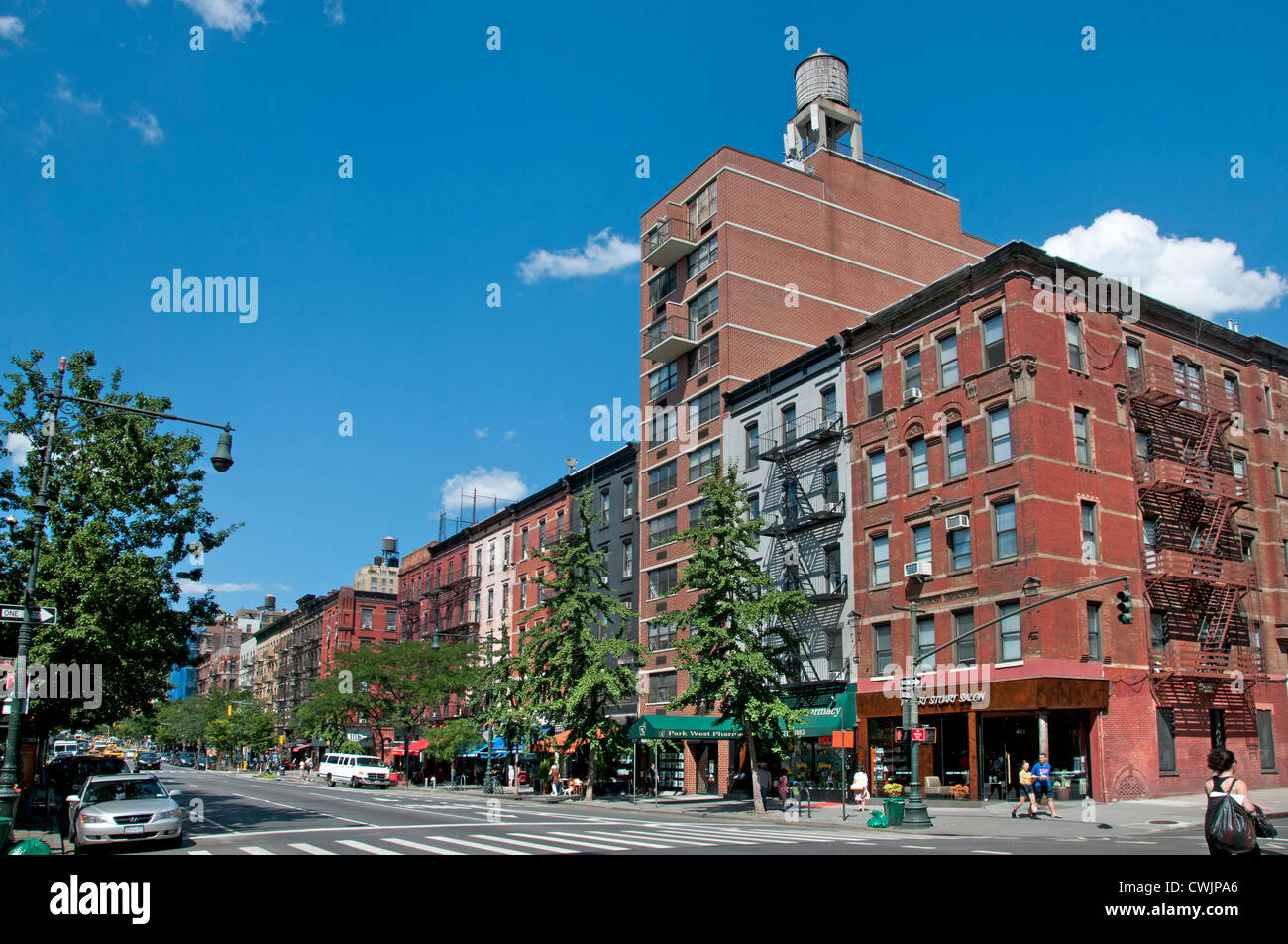 Ristorante Columbus Avenue Upper West Side di New York City Manhattan Foto Stock