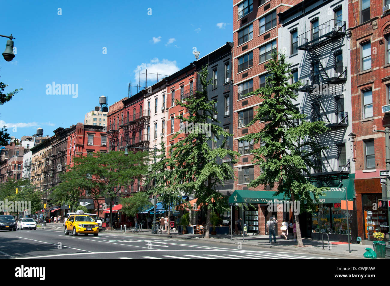 Ristorante Columbus Avenue Upper West Side di New York City Manhattan Foto Stock