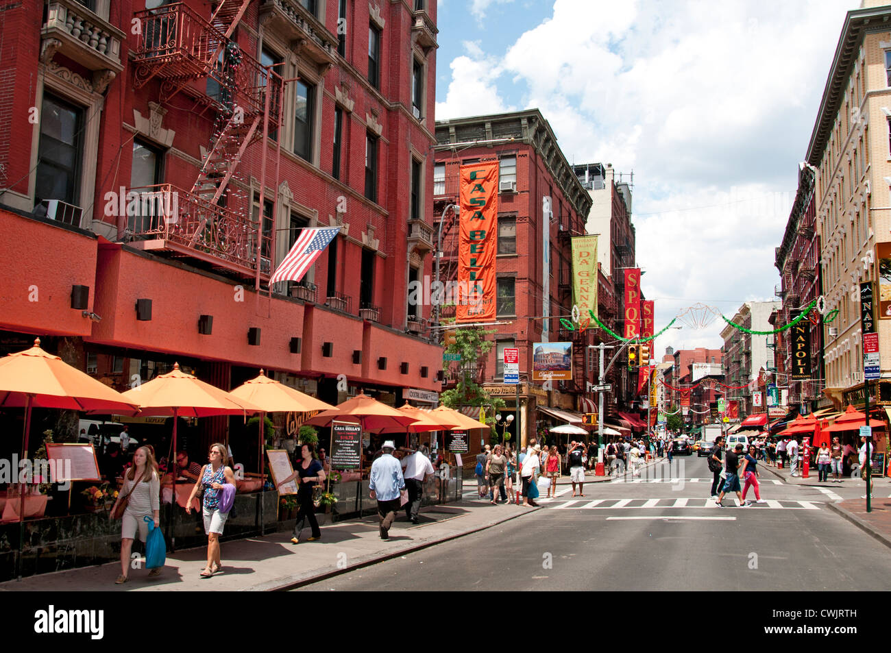 Chinatown, Manhattan, Chinatown originale di New York City, Mott Street, Chinatown's, Main Street, Manhattan, New York City USA, Stati Uniti Foto Stock