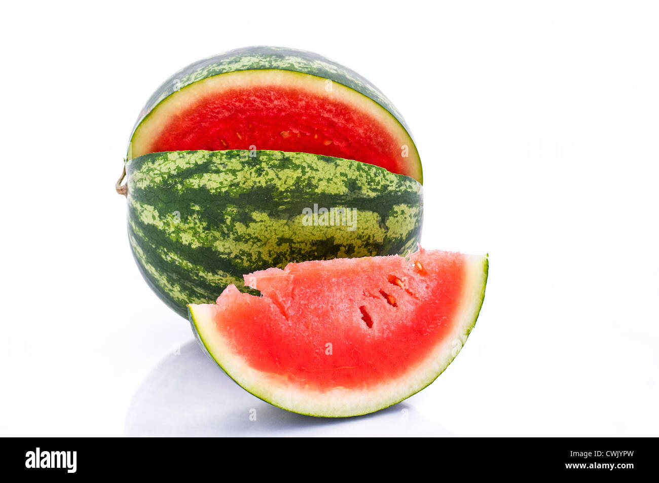 Anguria fresca, ottimo per mangiare e con colori eccezionali Foto Stock
