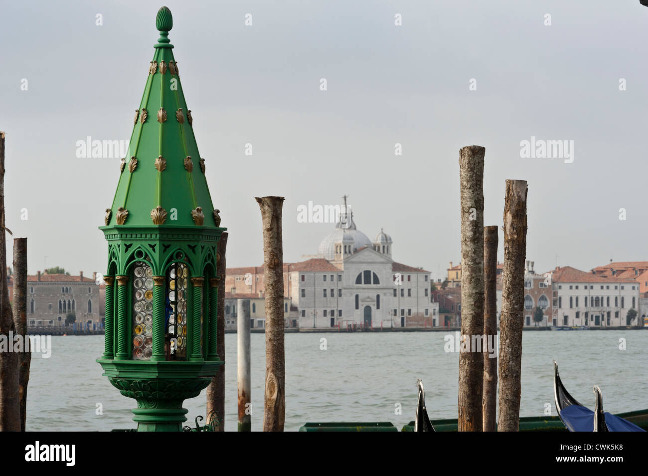Lanterna veneziana, Grand Canal, Venezia, Italia. Foto Stock