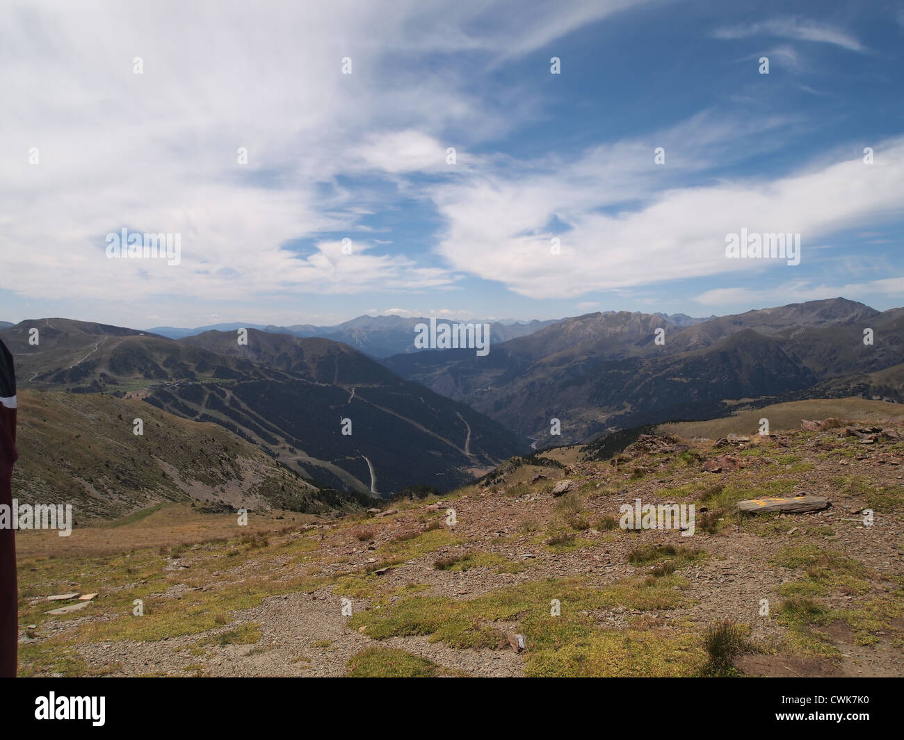 Montagna paesaggio di Andorra Foto Stock