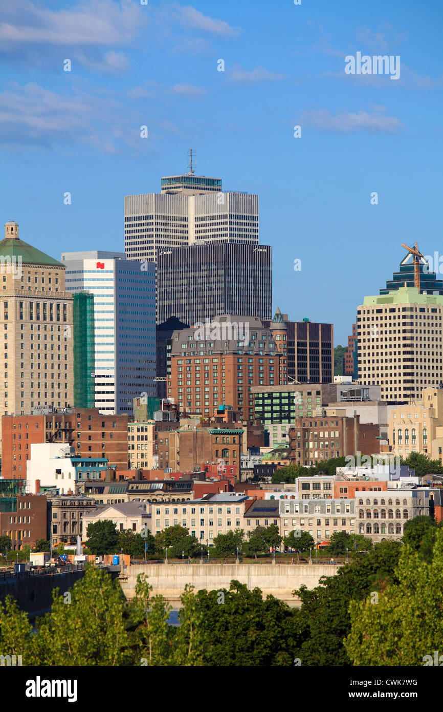 Canada Quebec, Montreal, skyline, Foto Stock