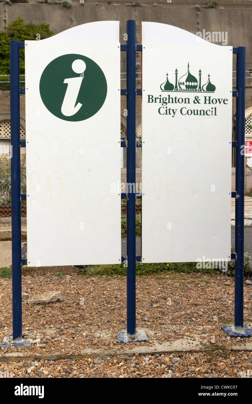 Brighton & Hove City Council Informazioni registrazione Foto Stock