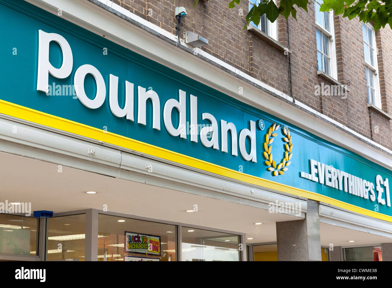 Archivio di Poundland Foto Stock