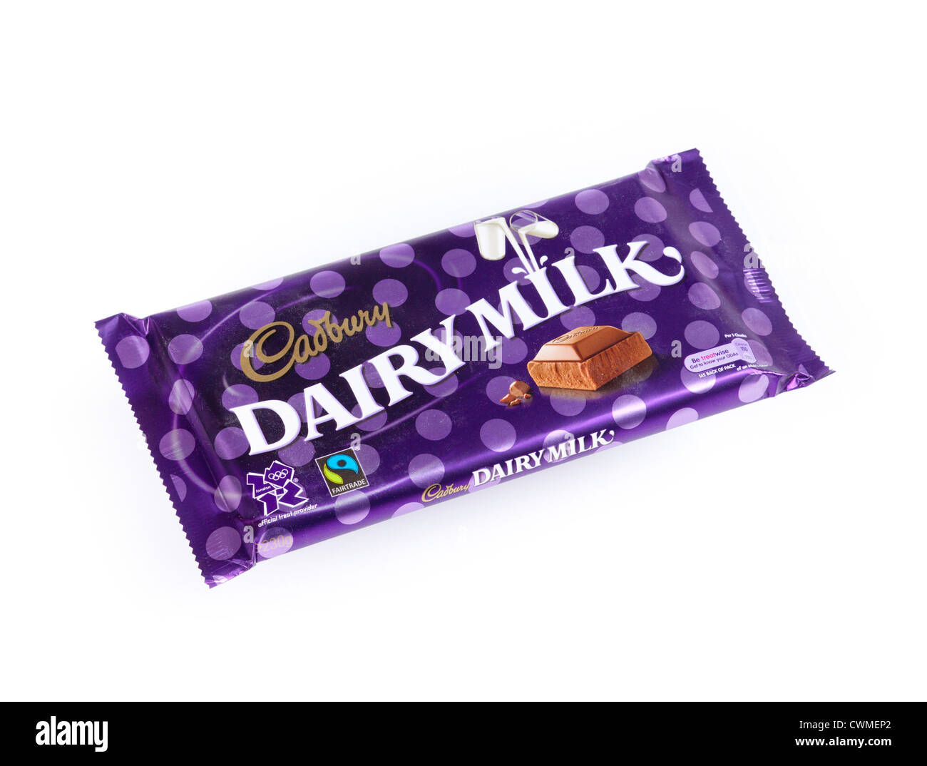 Cadbury Dairy Milk chocolate bar Foto Stock