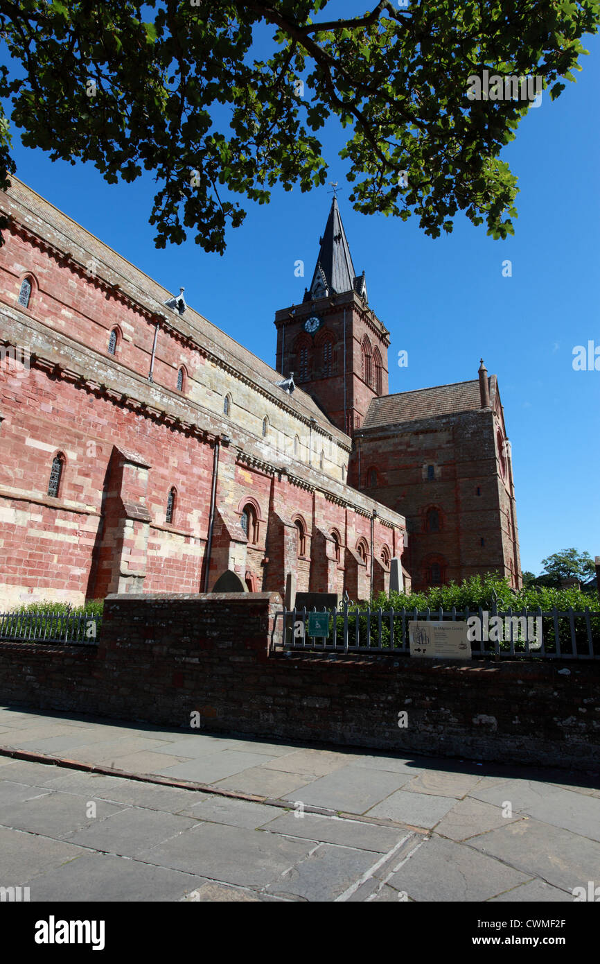 St Magnus Cathedral kirkwall orkney regno unito Foto Stock