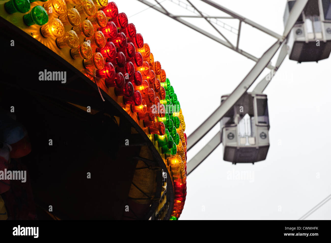 La grande ruota a Carnevale Foto Stock