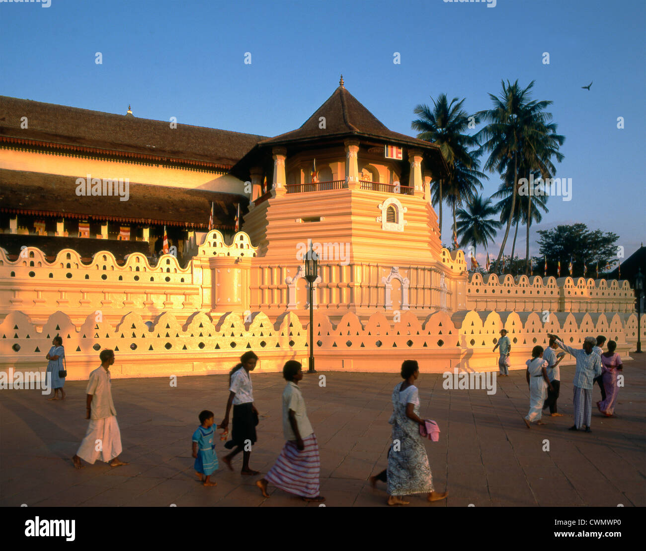 Sri Lanka Kandy il tempio del Dente Foto Stock