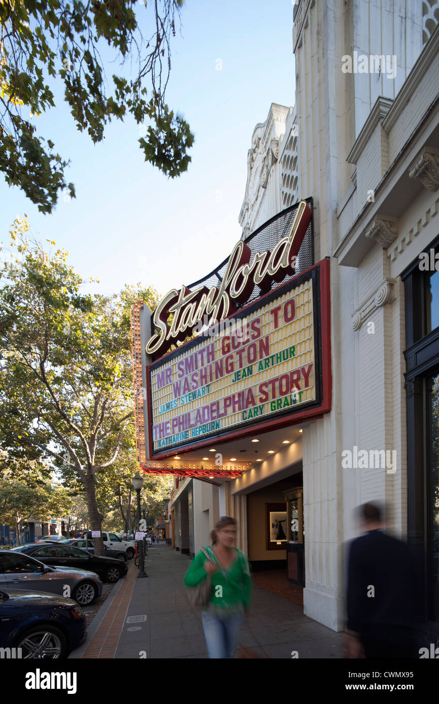 Stanford Theatre, Palo Alto, CA Foto Stock