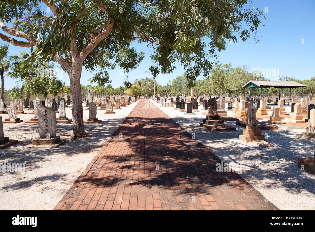 Cimitero giapponese di BROOME, Western Australia. Foto Stock