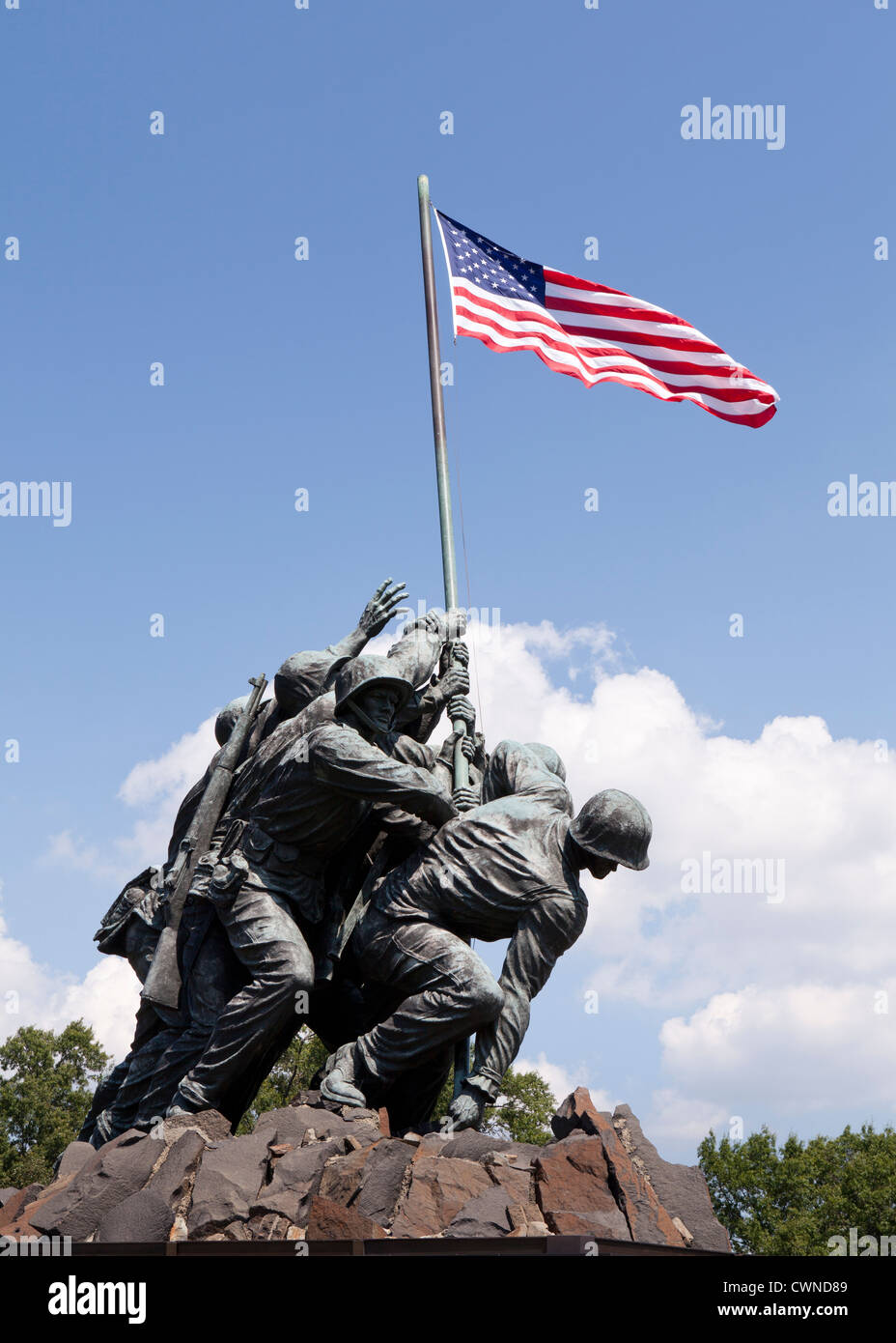 Iwo Jima Memorial - Washington DC, Stati Uniti d'America Foto Stock