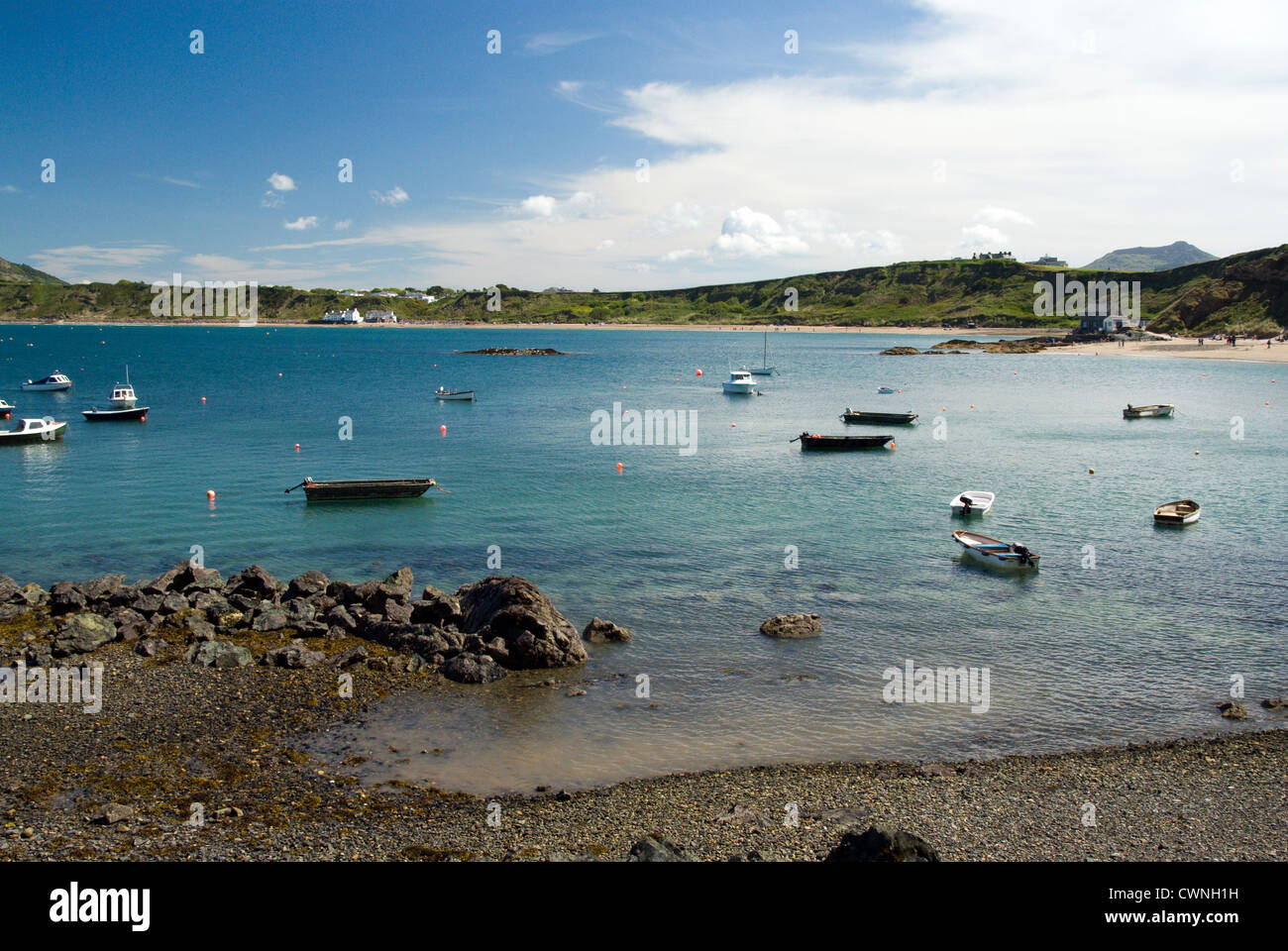 Porthdinllaen vicino morfa nefyn Lleyn Peninsula gwynedd Galles del nord Foto Stock