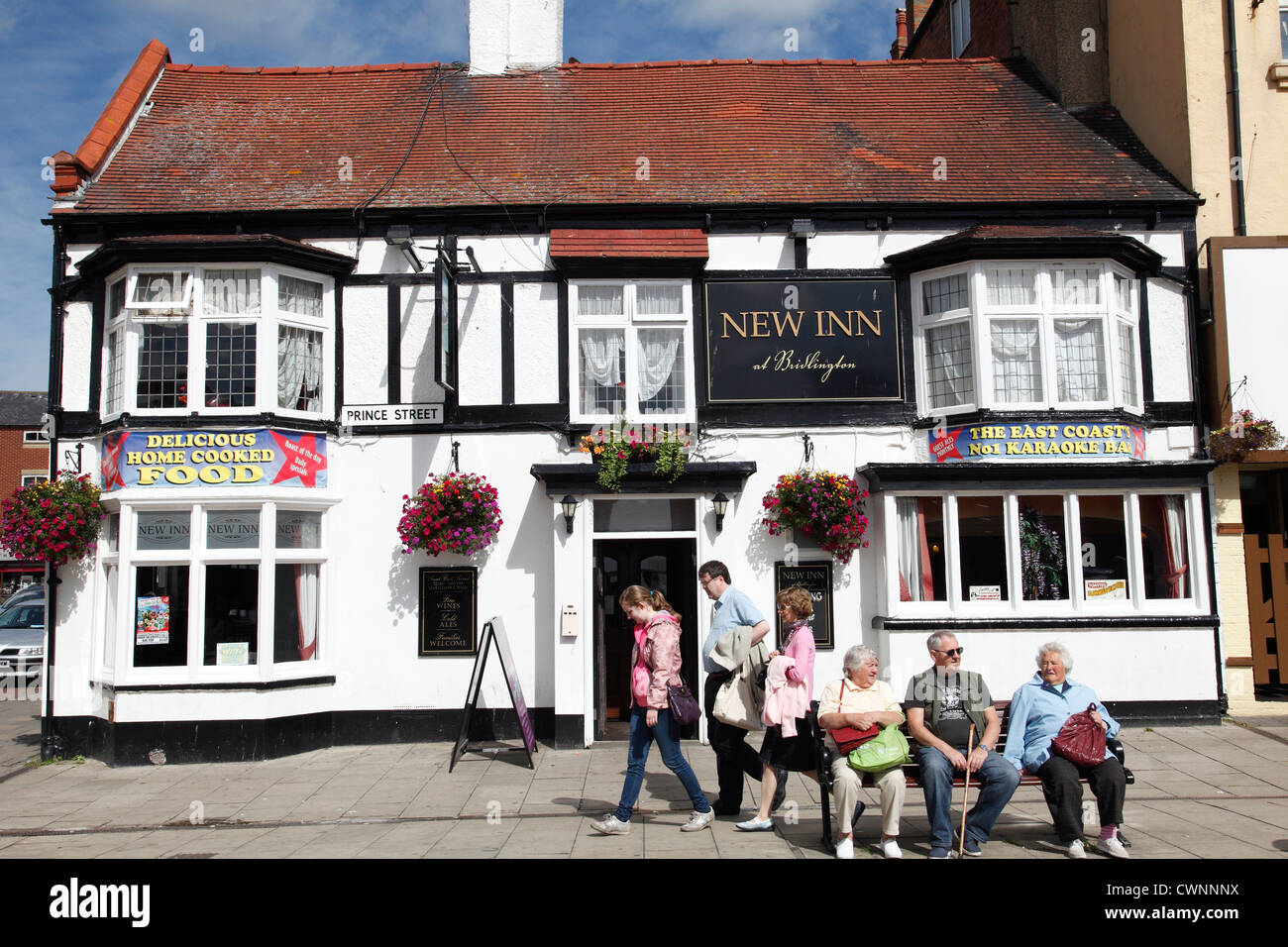 Il New Inn, Bridlington, East Riding, England, Regno Unito Foto Stock