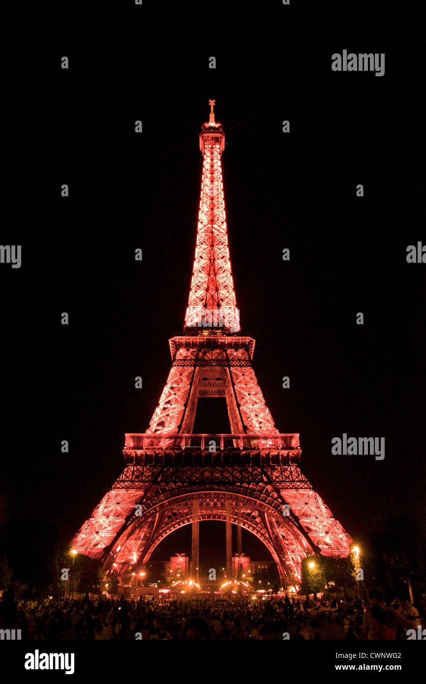 Francia, Ile de France, Parigi Torre Eiffel Foto Stock