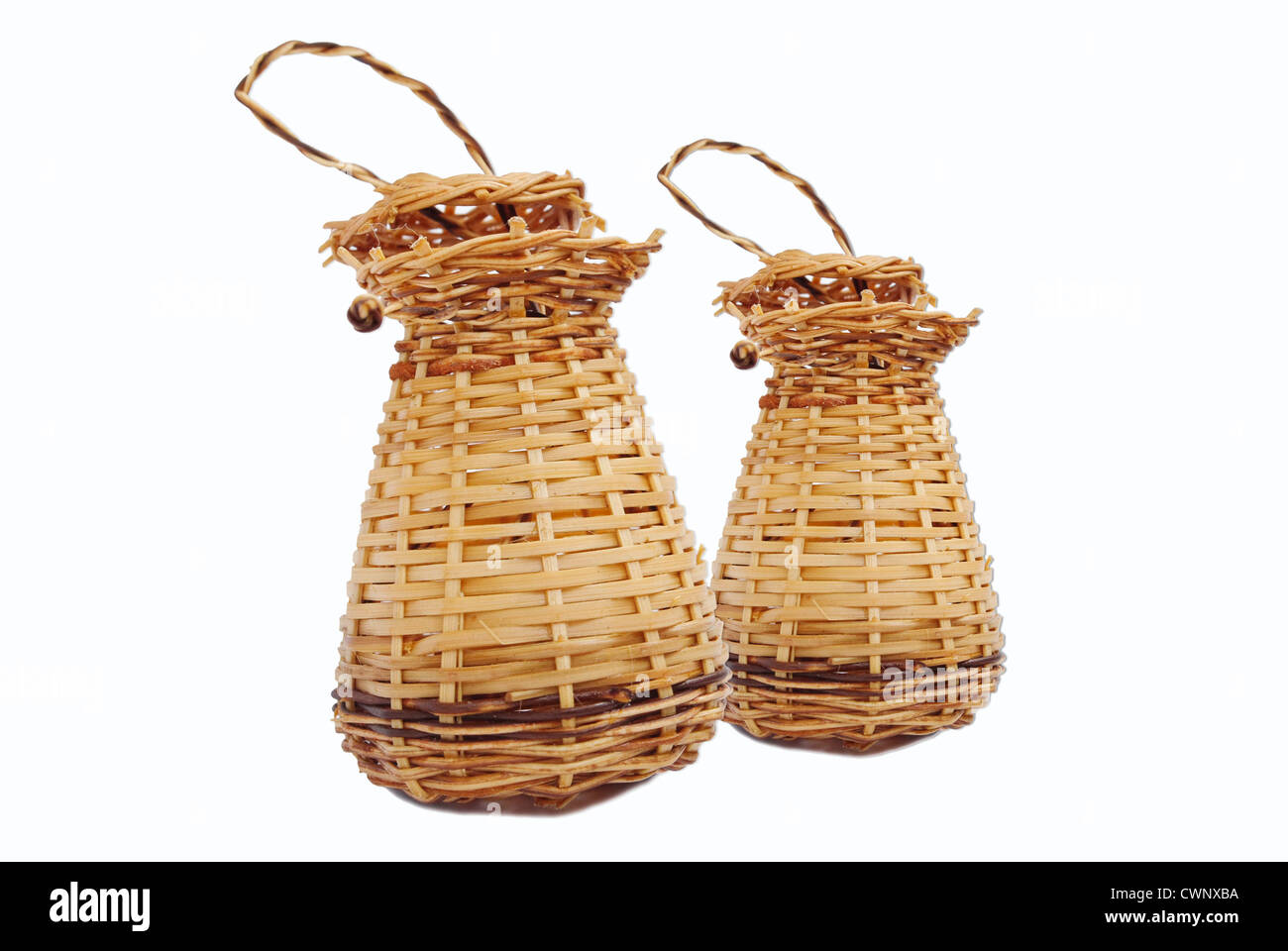 Thailandia bamboo trappola di pesca realizzate da legno di bambù Foto Stock