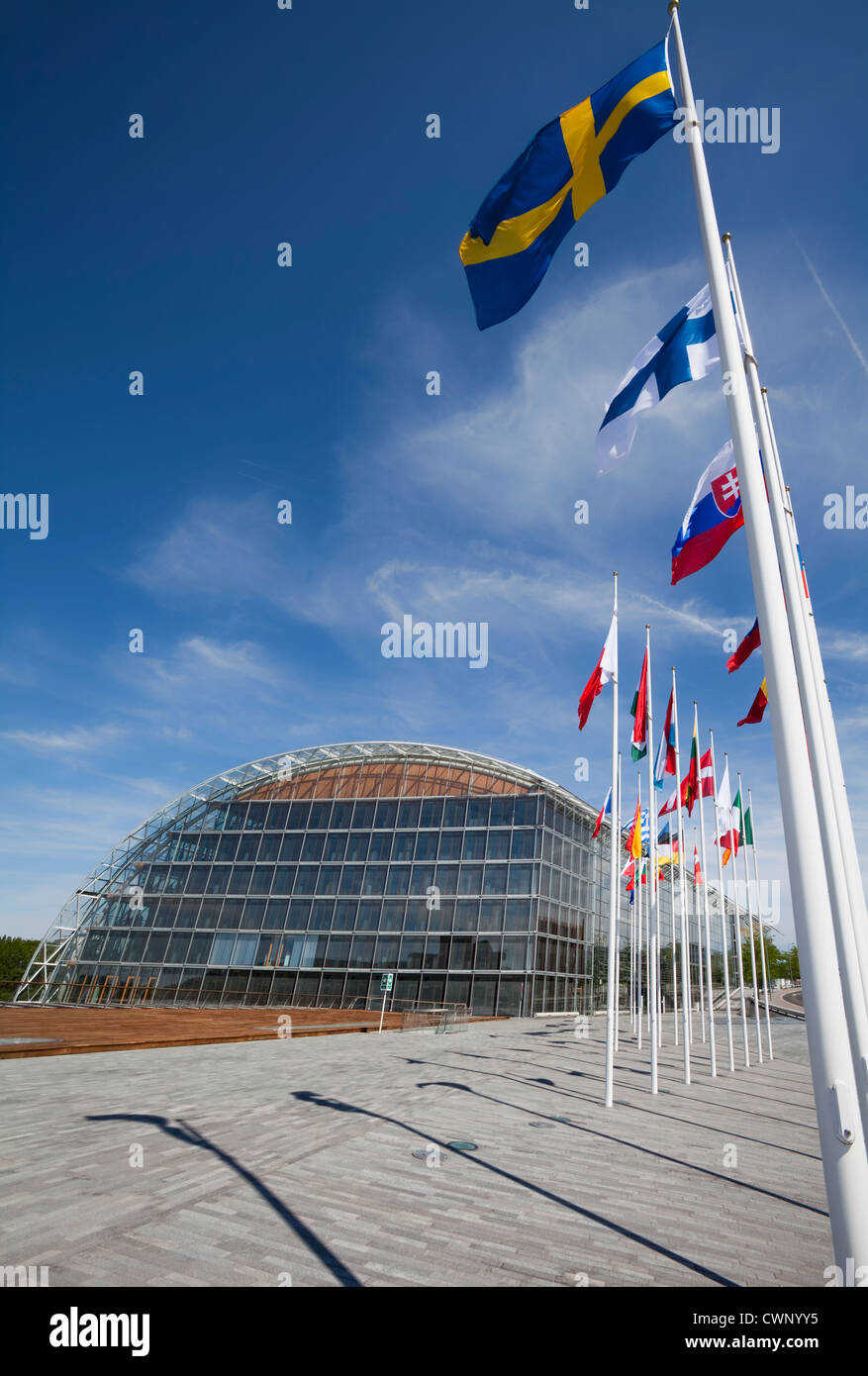 Banca europea per gli investimenti, BEI, Kirchberg Plateau, quartiere europeo, città di Lussemburgo, Europa Foto Stock