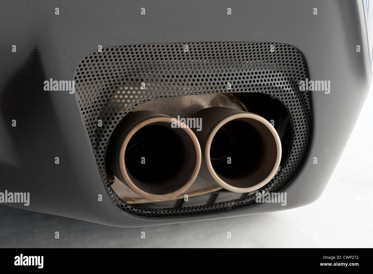 Ferrari 599 GTO 2010 tubi di scarico Foto Stock