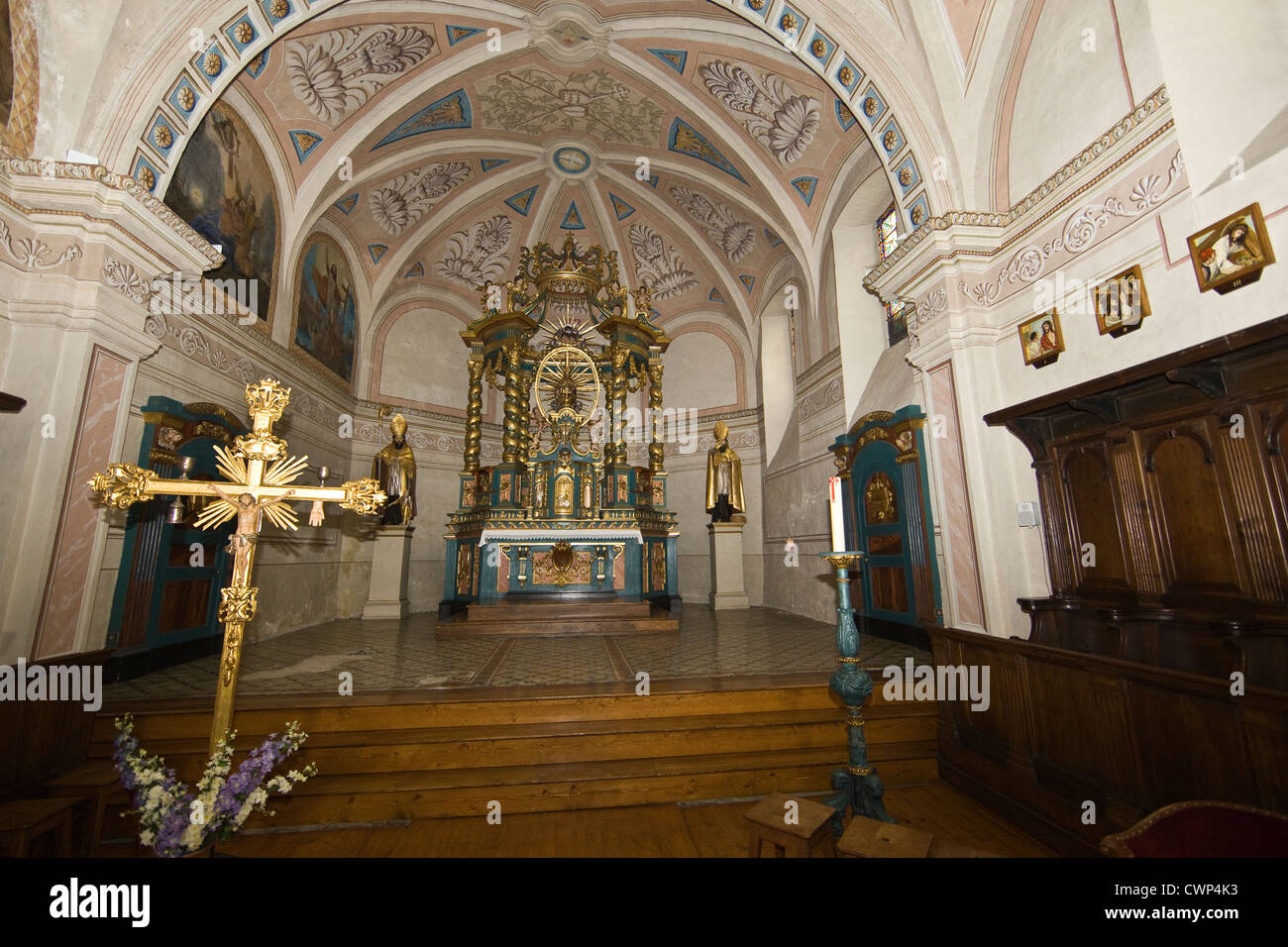 Chiesa barocca Foto Stock