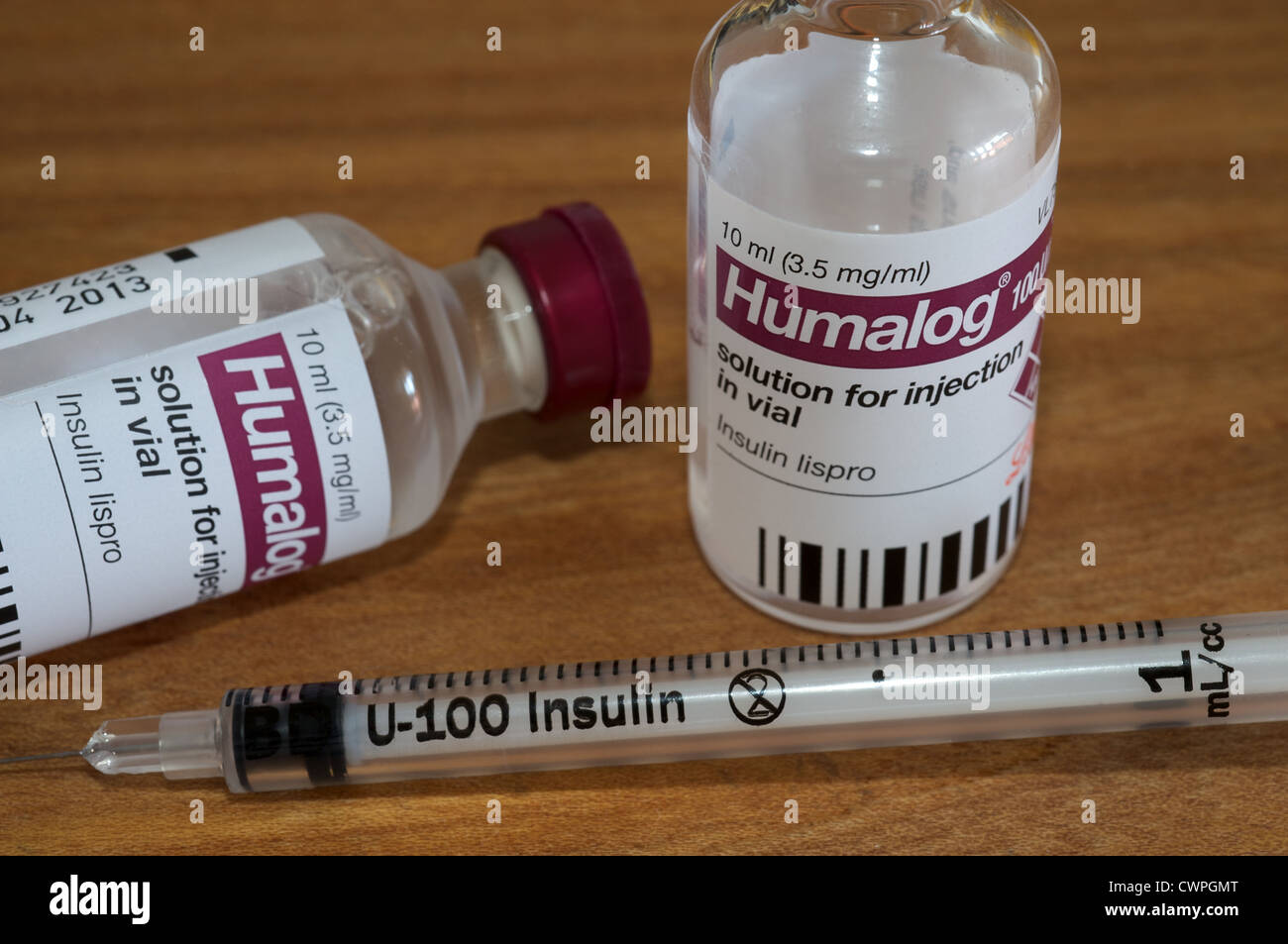 Humalog Insulina E U 100 Siringa Foto Stock Alamy