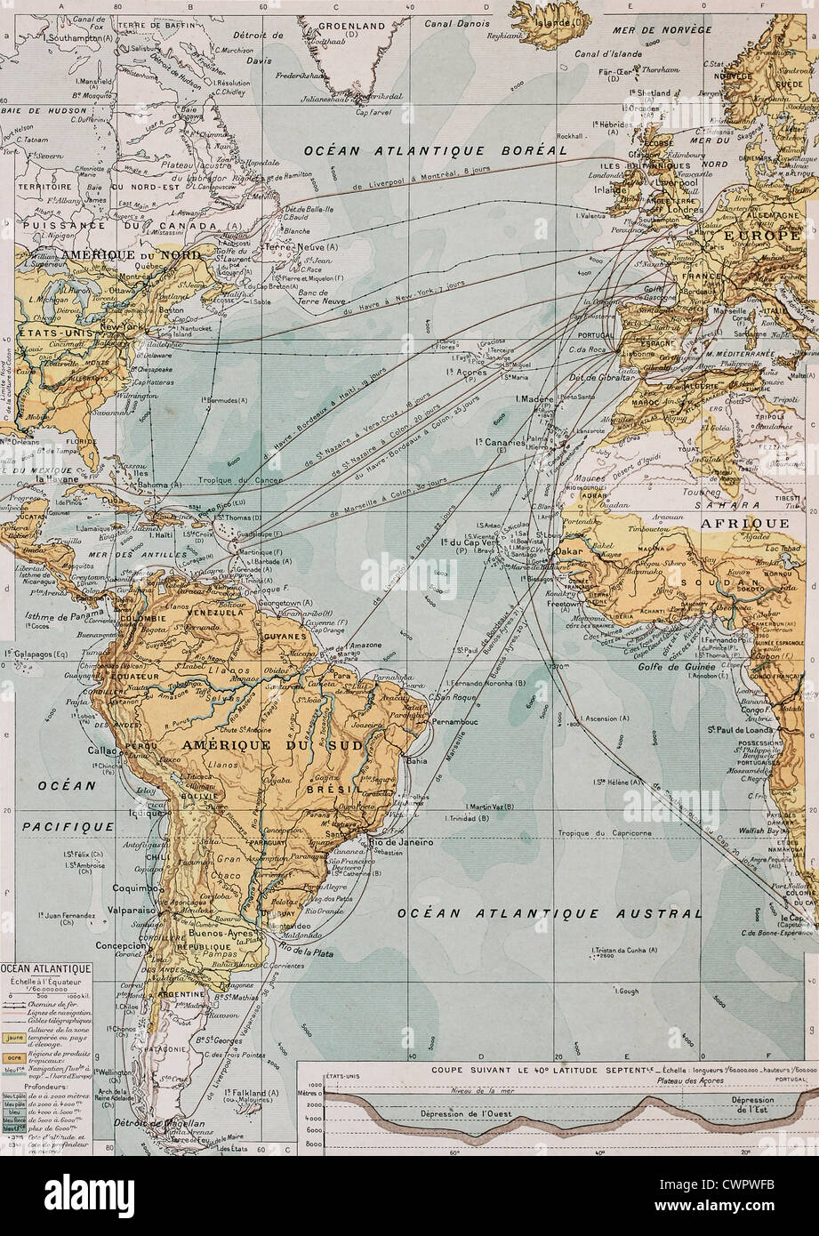 Oceanos Atlantico Map