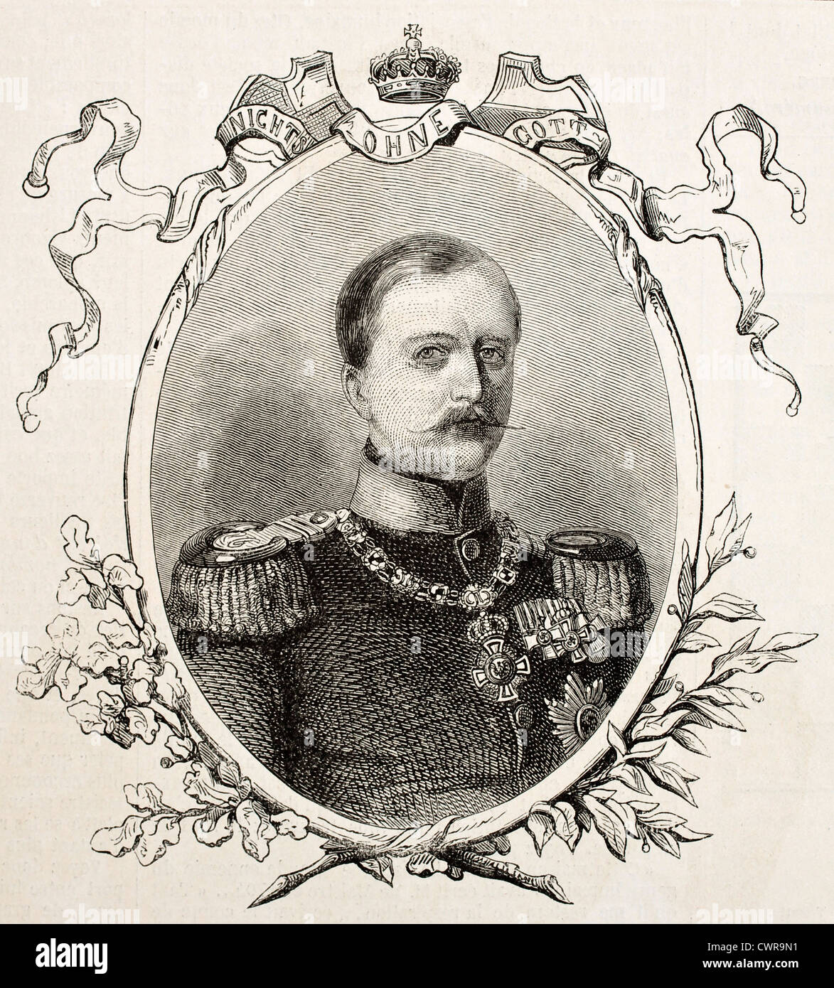 Il principe Charles-Anthony di Hohenzollern-Sigmaringen Foto Stock