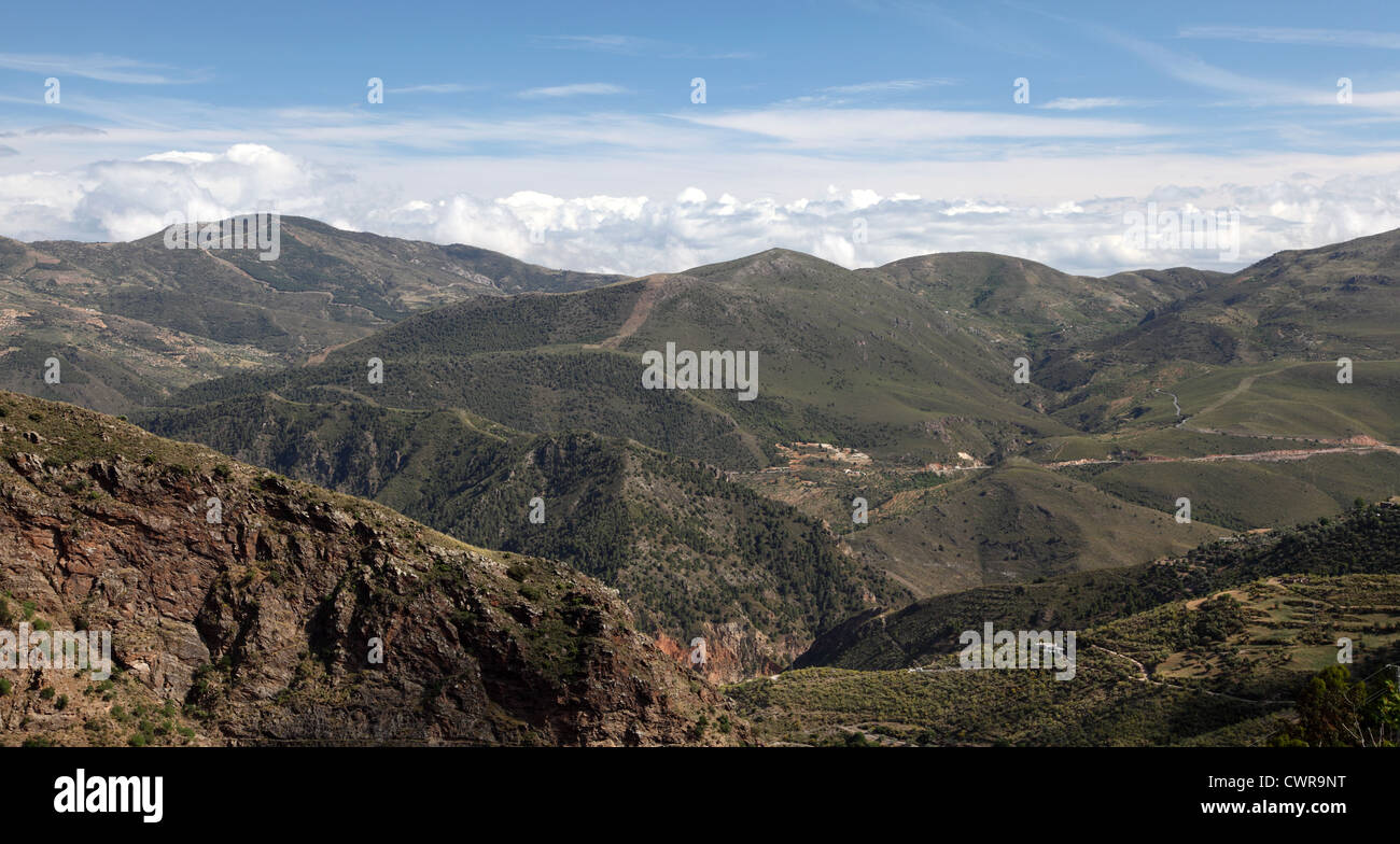 Montagne Las Alpujaras in Andalusia, Spagna Foto Stock