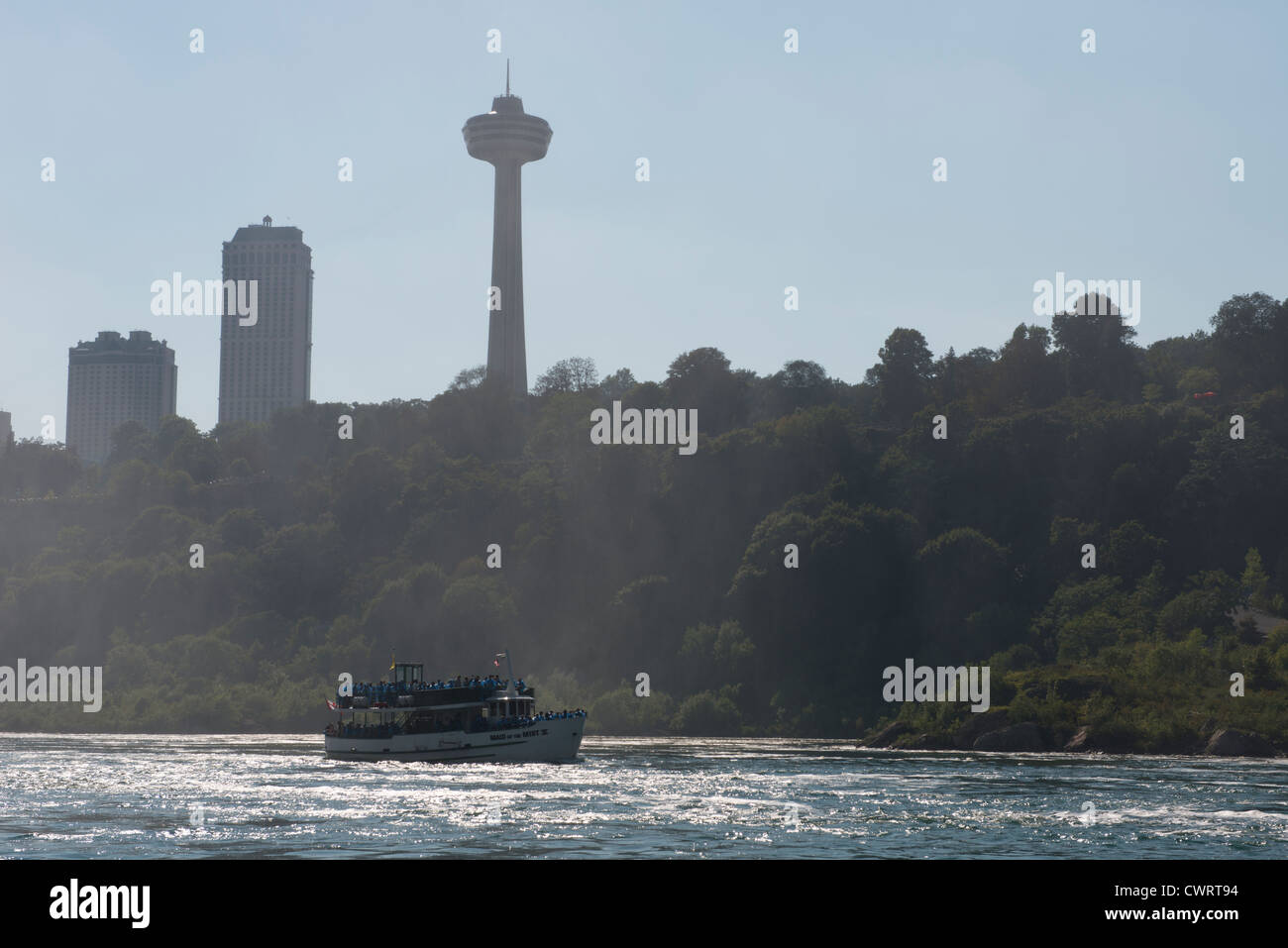 Cascate del Niagara Tour in Barca Foto Stock