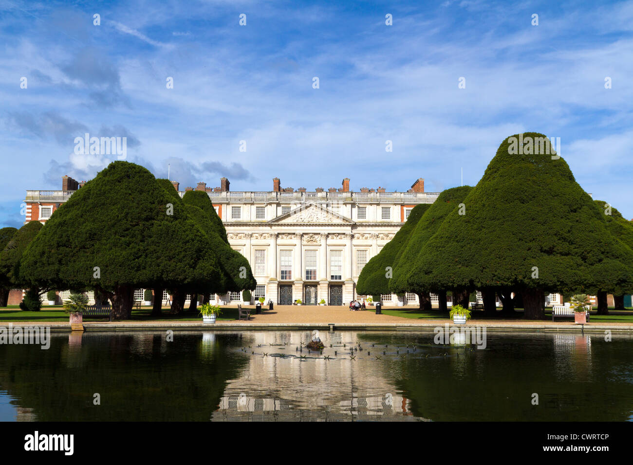 Hampton Court Palace NEL REGNO UNITO Foto Stock