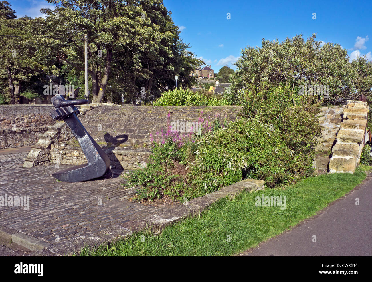 Conserve di casa di ghiaccio ed il dispositivo di ancoraggio a Culross in Fife Scozia Scotland Foto Stock