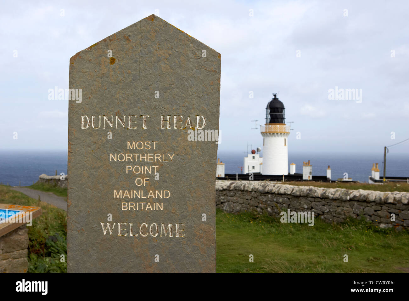 Testa di Dunnett punto più settentrionale del territorio continentale del Regno Unito Scozia uk Foto Stock