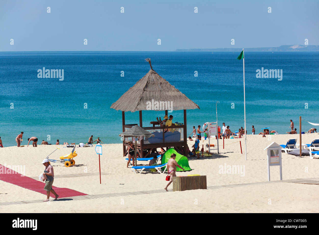 Spiaggia comporta, Alentejo, Portogallo Foto Stock