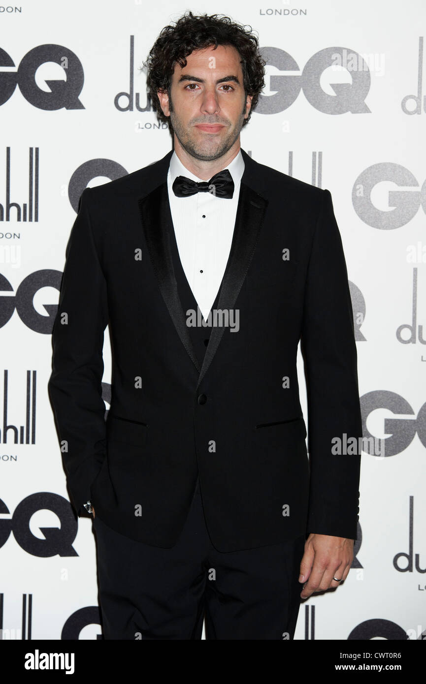 Sacha Baron Cohen arriva per la GQ Men of the Year Awards a Londra centrale sede. Foto Stock