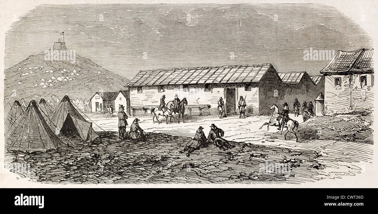 General Montauban headquarter in Tche-Fou Foto Stock