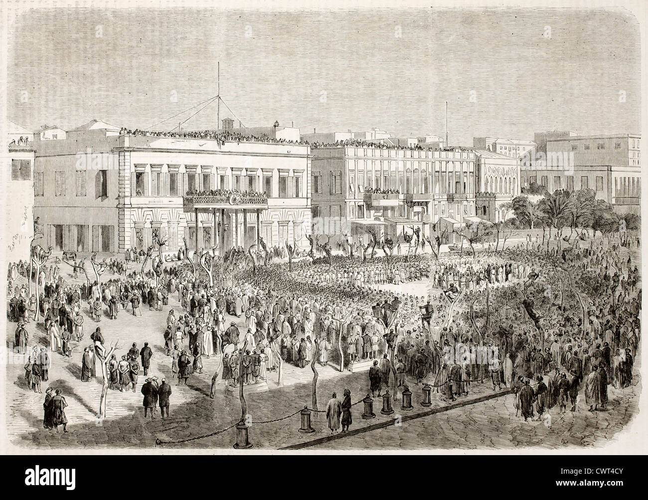 Cerimonia pubblica di Alessandria Foto Stock