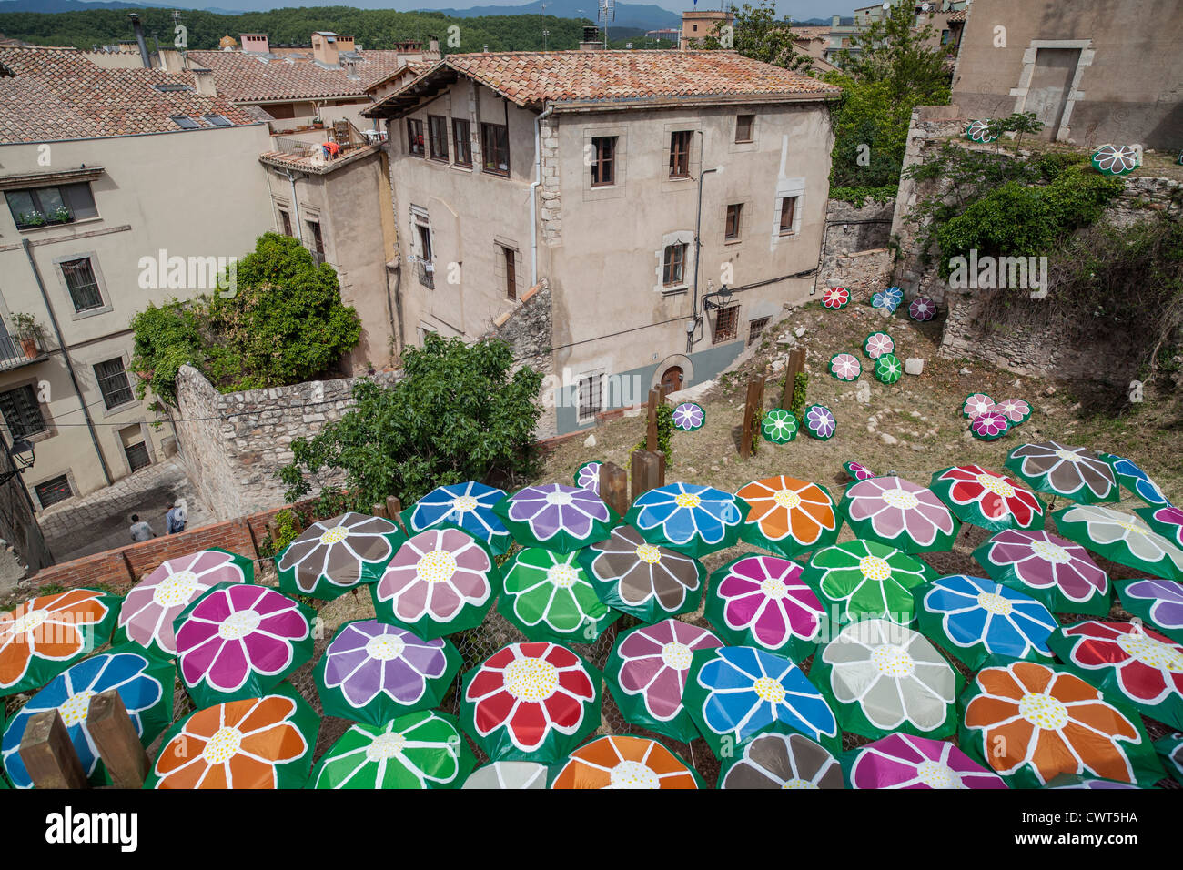 Girona,catalogna,Spagna.expo temps de flors 2012. Foto Stock