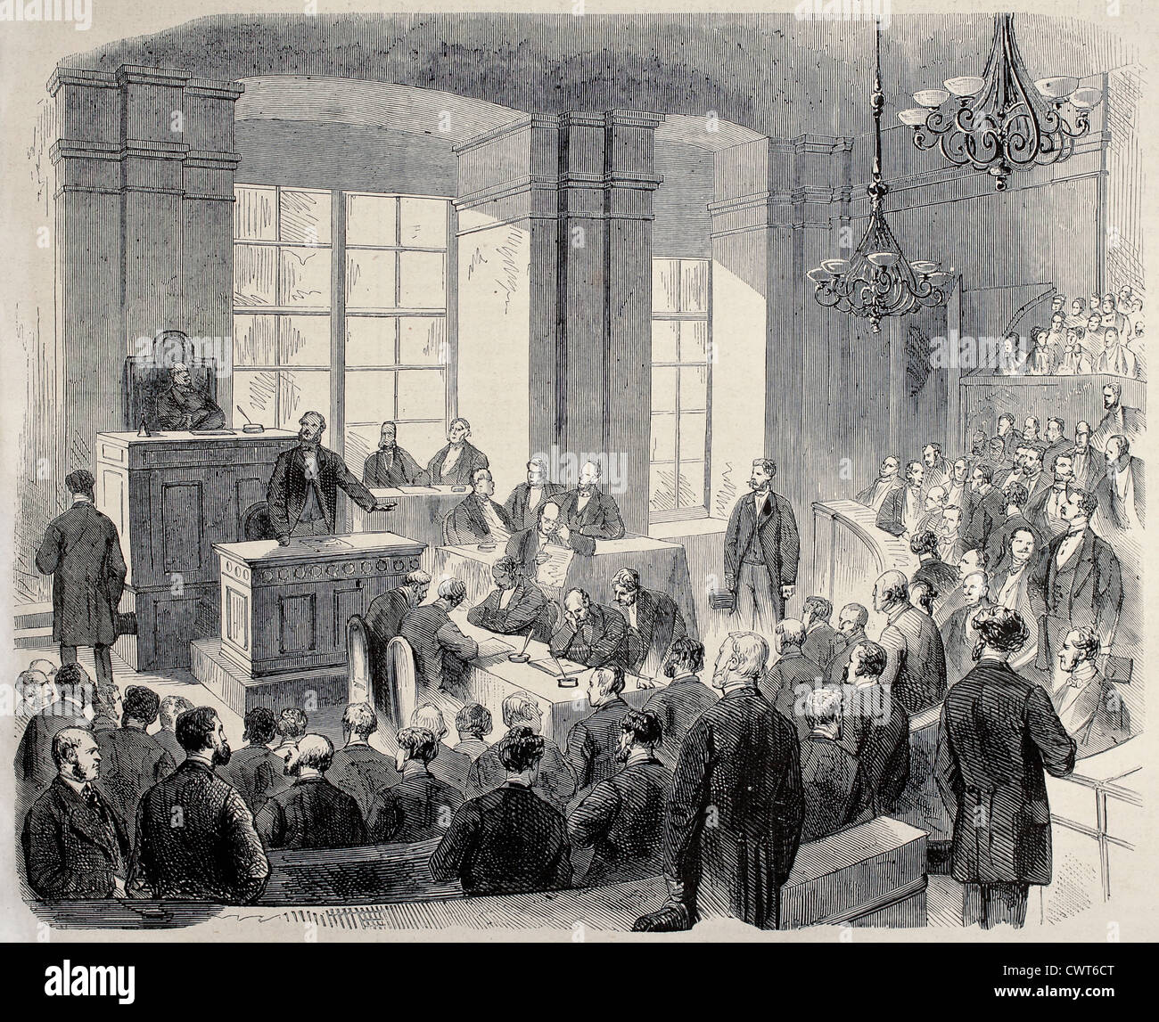 House of Lords del Parlamento austriaco Foto Stock