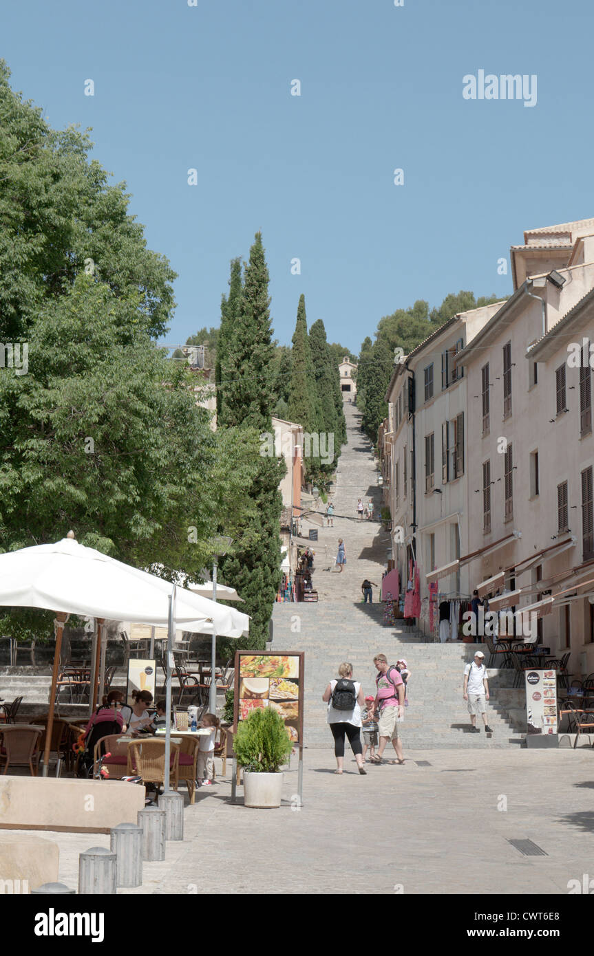 Pollenca Maiorca Maiorca Foto Stock