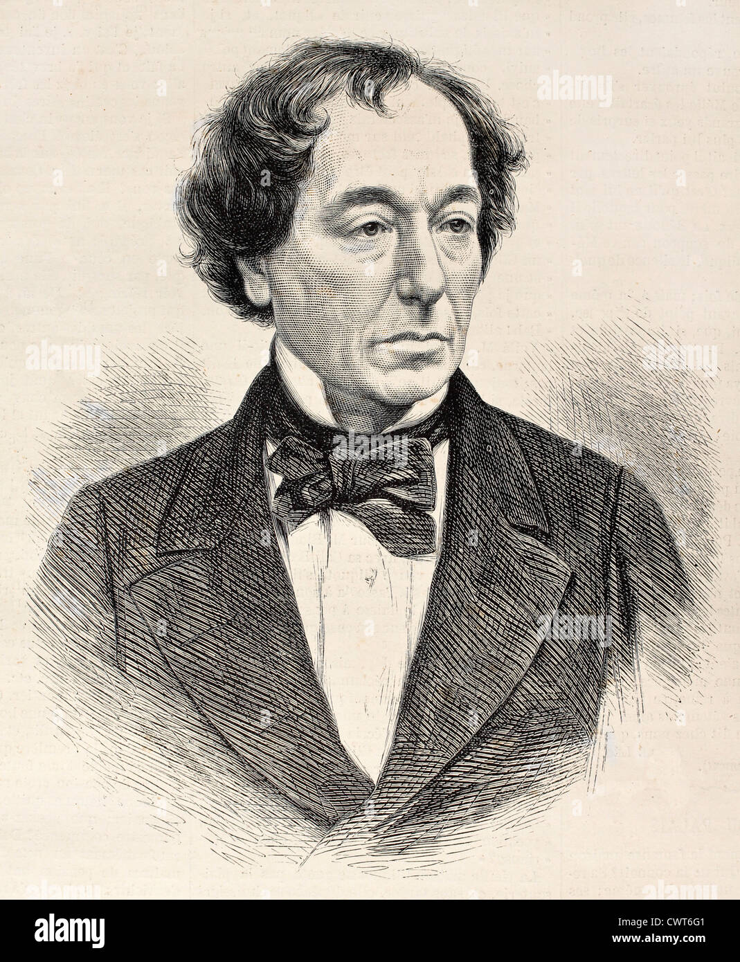 Benjamin Disraeli Foto Stock