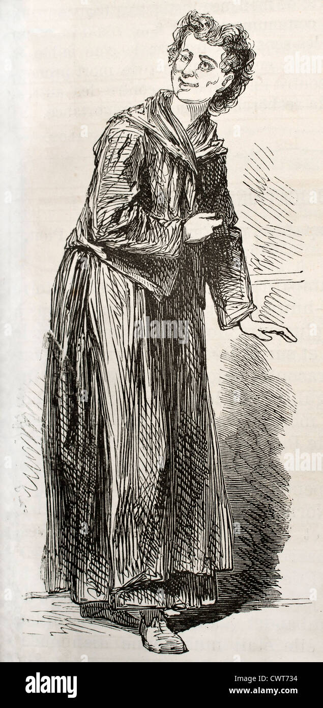 Tipo travagliata ricoverati in Sainte Anne asilo Foto Stock