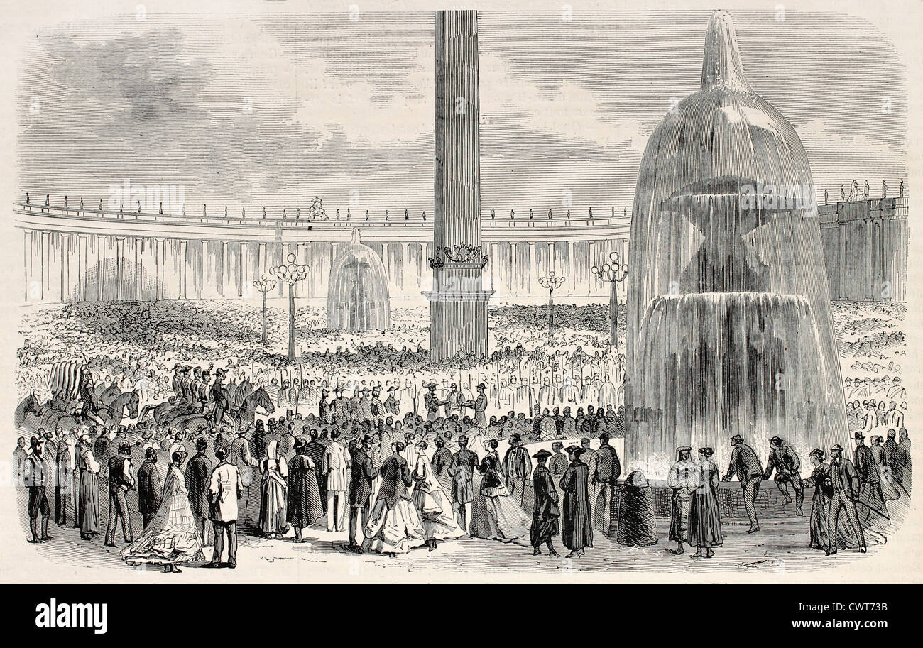 Cerimonia di Premiazione alle truppe del Vaticano Foto Stock