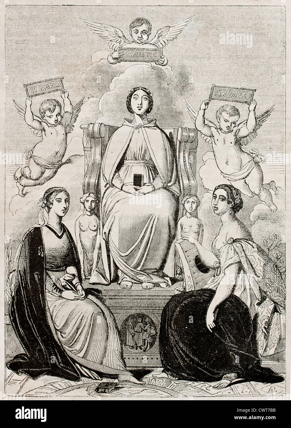 Tre donne Foto Stock