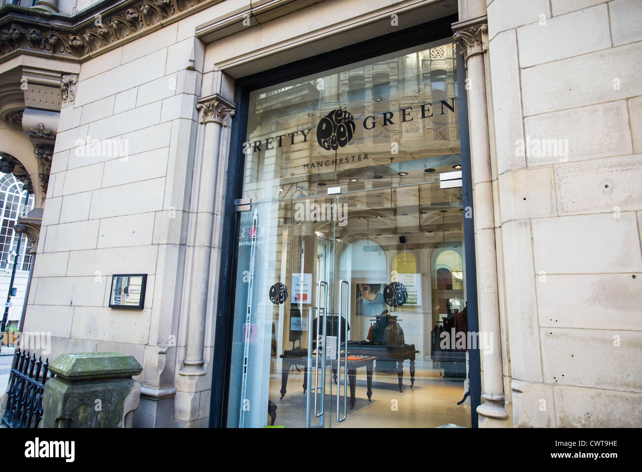 Piuttosto la green fashion store a Manchester, Regno Unito Foto Stock