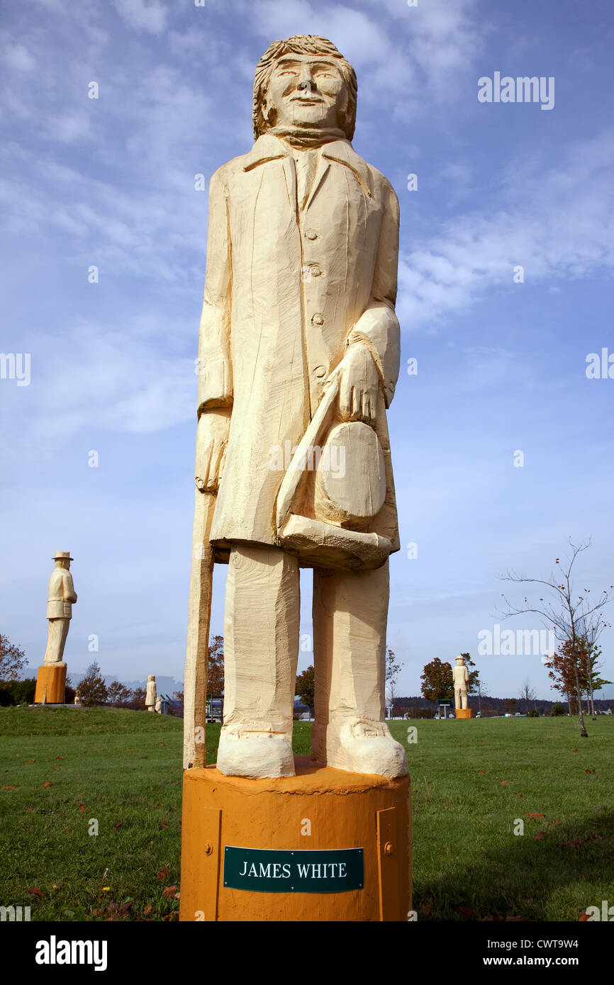 In Canada. New Brunswick. Città di San Giovanni. W. Franklin manodopera Hatheway Centro Espositivo. Monumento a tutti i lavoratori uccisi, Foto Stock