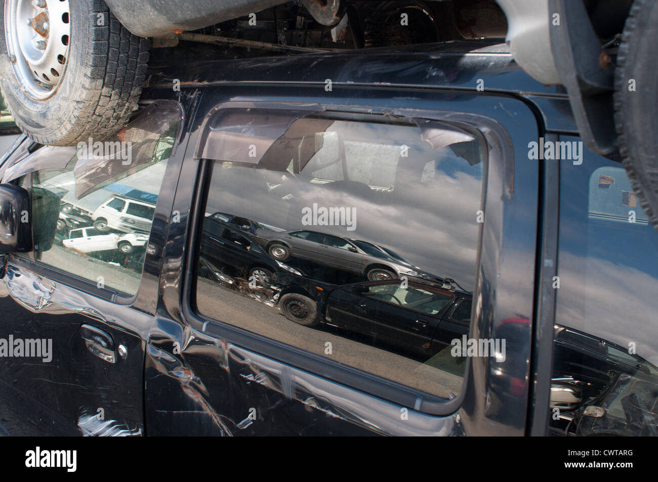 Ishinomaki, un anno dopo il devastante terremoto di Tohoku e tsunami distrutto gran parte del Giappone. Foto Stock