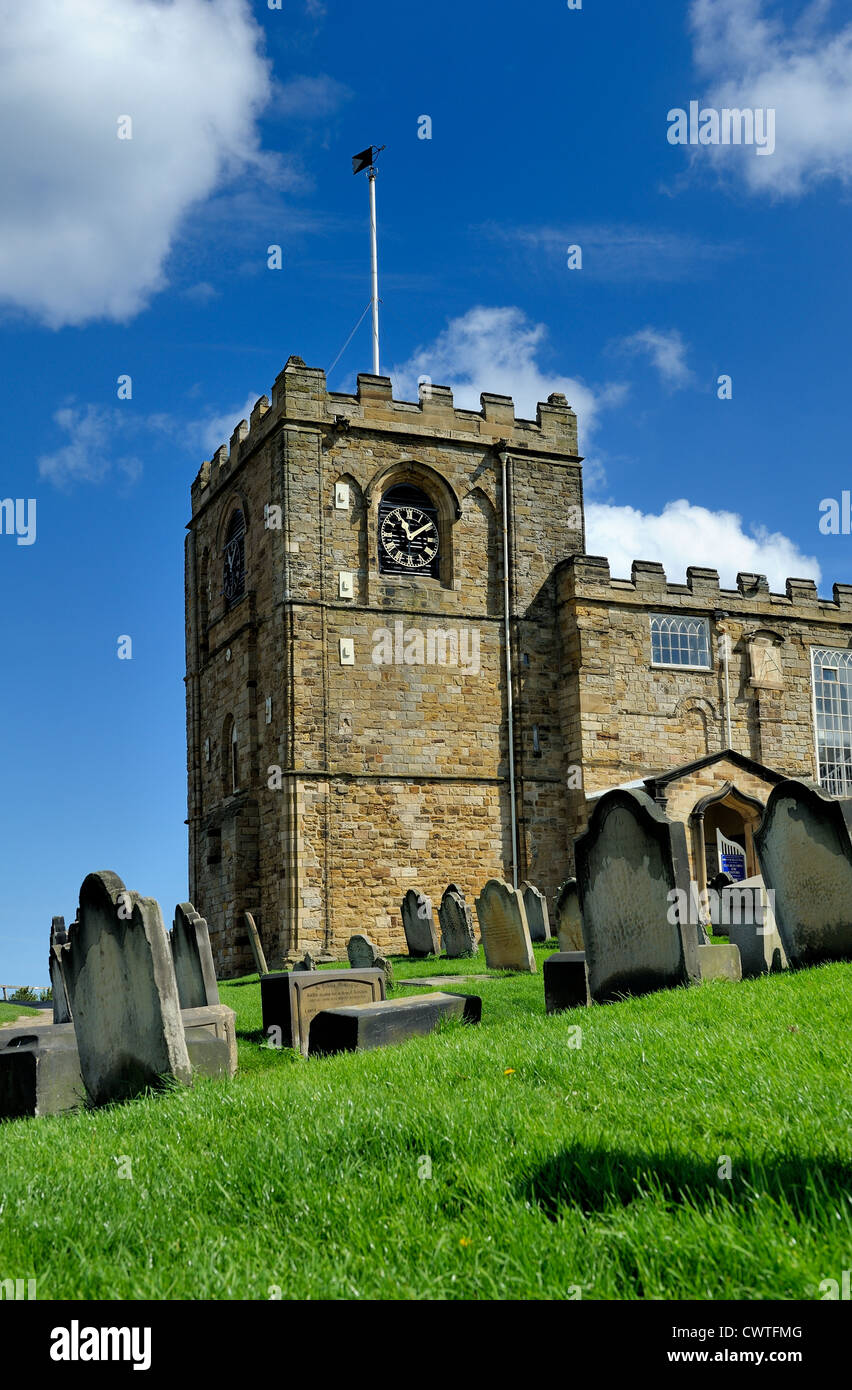 Chiesa di Santa Maria vergine Whitby North Yorkshire England Regno Unito Foto Stock