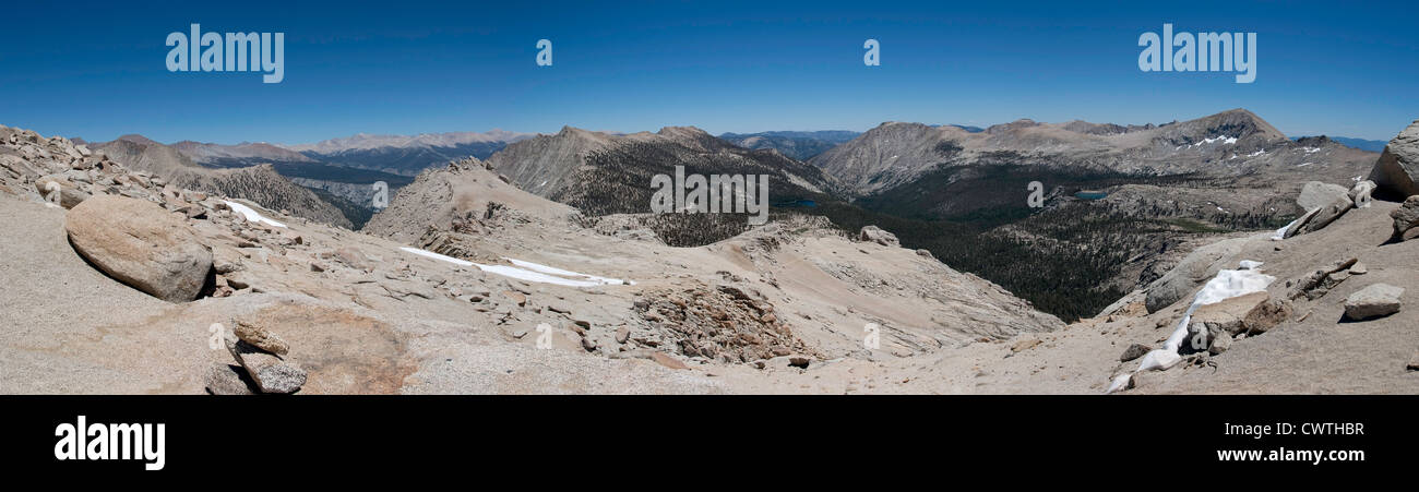 Il vertice di Franklin passano in re minerali, Sequoia National Park, California Foto Stock